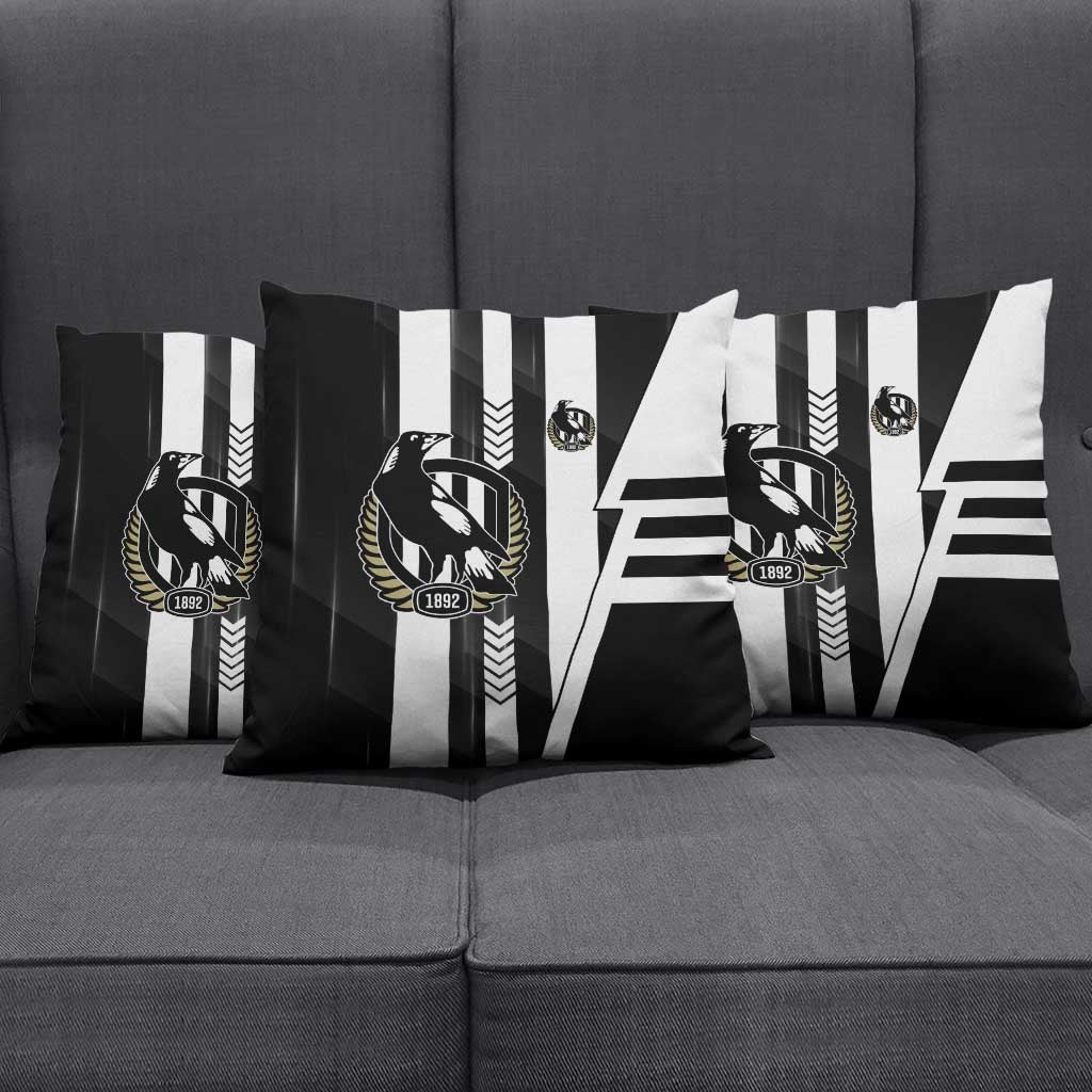 Collingwood Magpies Pillow Cover Modern Geometric Sports Graphic Style