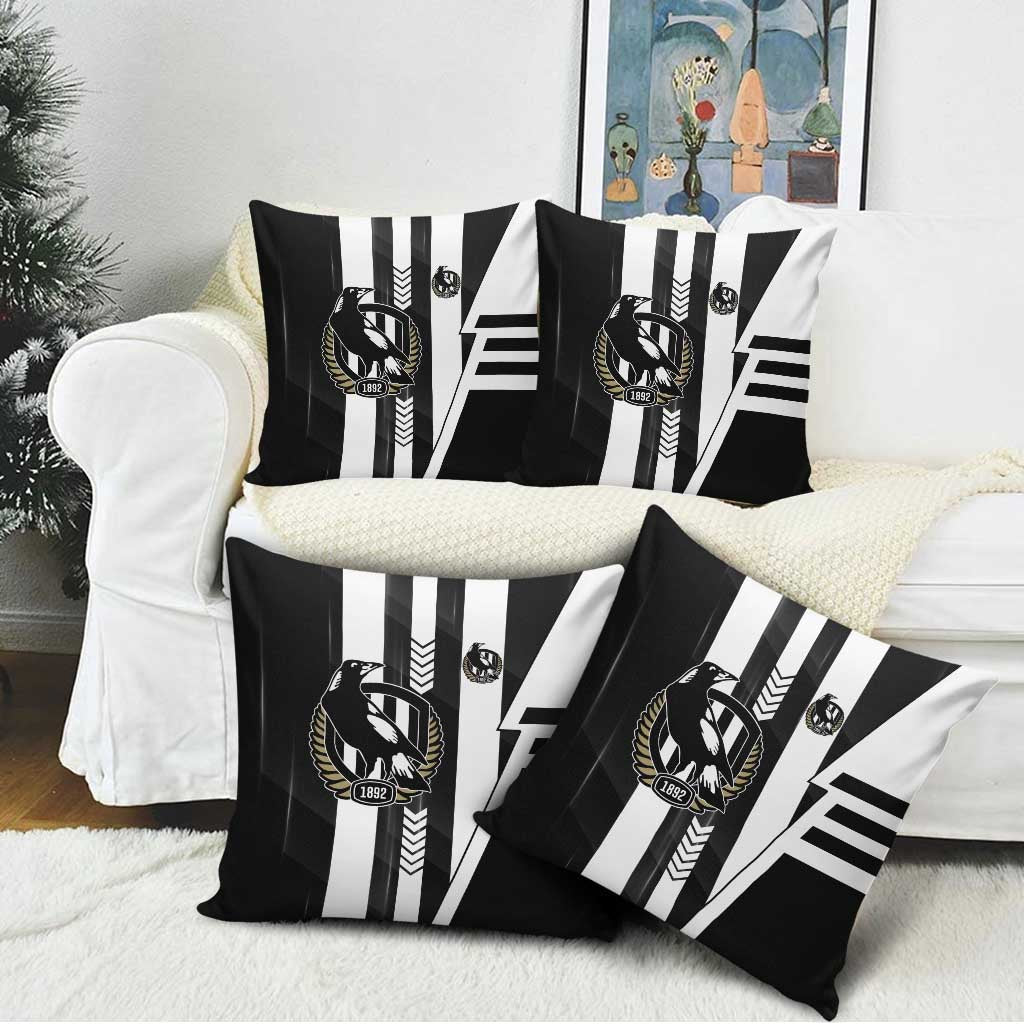 Collingwood Magpies Pillow Cover Modern Geometric Sports Graphic Style