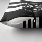 Collingwood Magpies Pillow Cover Modern Geometric Sports Graphic Style