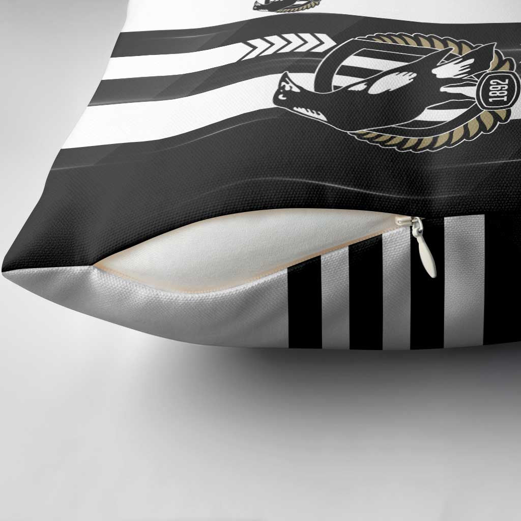 Collingwood Magpies Pillow Cover Modern Geometric Sports Graphic Style