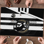 Collingwood Magpies Puzzle Modern Geometric Sports Graphic Style