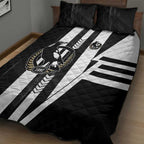 Collingwood Magpies Quilt Bed Set Modern Geometric Sports Graphic Style