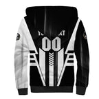 Personalized Collingwood Magpies Sherpa Hoodie Modern Geometric Sports Graphic Style