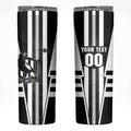 Personalized Collingwood Magpies Skinny Tumbler Modern Geometric Sports Graphic Style
