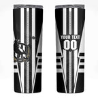 Personalized Collingwood Magpies Skinny Tumbler Modern Geometric Sports Graphic Style