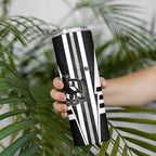 Personalized Collingwood Magpies Skinny Tumbler Modern Geometric Sports Graphic Style