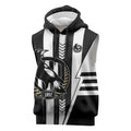 Personalized Collingwood Magpies Sleeveless Hoodie Modern Geometric Sports Graphic Style