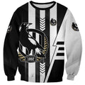 Personalized Collingwood Magpies Sweatshirt Modern Geometric Sports Graphic Style