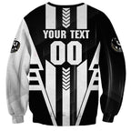 Personalized Collingwood Magpies Sweatshirt Modern Geometric Sports Graphic Style