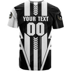 Personalized Collingwood Magpies T Shirt Modern Geometric Sports Graphic Style