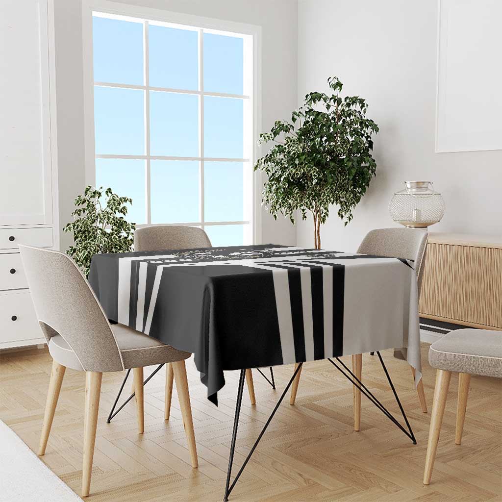Collingwood Magpies Tablecloth Modern Geometric Sports Graphic Style