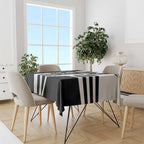 Collingwood Magpies Tablecloth Modern Geometric Sports Graphic Style