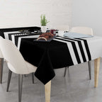 Collingwood Magpies Tablecloth Modern Geometric Sports Graphic Style