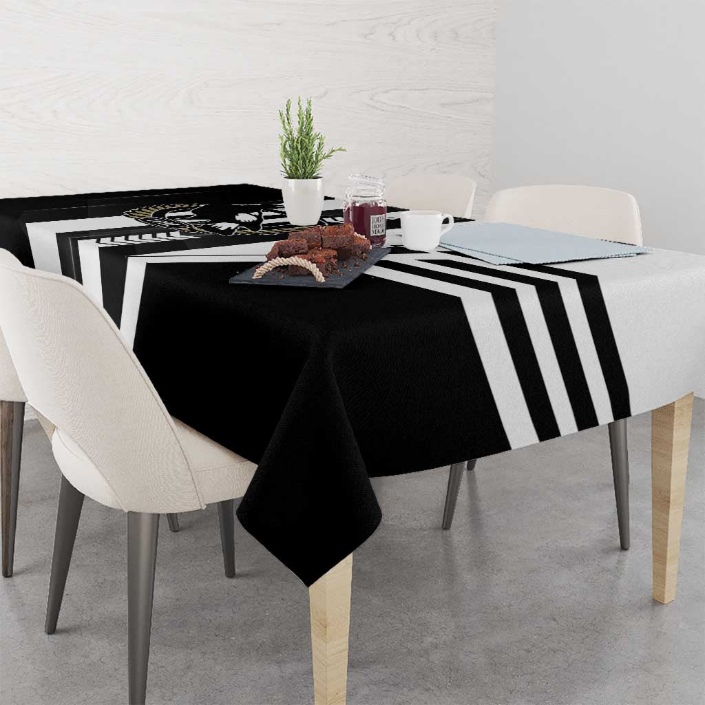 Collingwood Magpies Tablecloth Modern Geometric Sports Graphic Style
