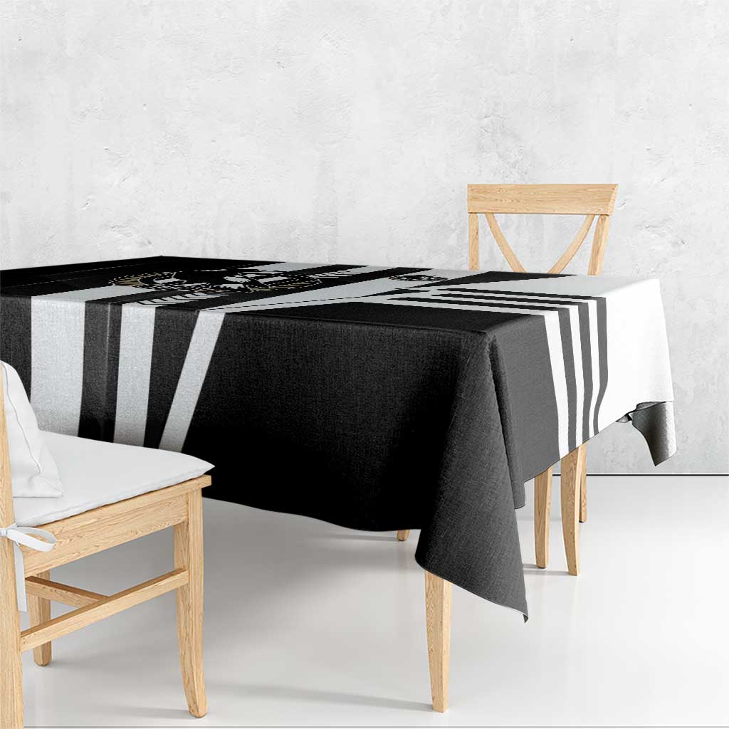 Collingwood Magpies Tablecloth Modern Geometric Sports Graphic Style