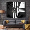 Collingwood Magpies Tapestry Modern Geometric Sports Graphic Style
