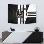 Collingwood Magpies Tapestry Modern Geometric Sports Graphic Style