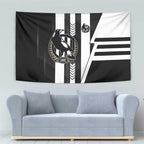 Collingwood Magpies Tapestry Modern Geometric Sports Graphic Style