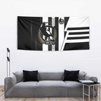 Collingwood Magpies Tapestry Modern Geometric Sports Graphic Style