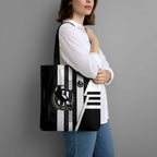 Collingwood Magpies Tote Bag Modern Geometric Sports Graphic Style