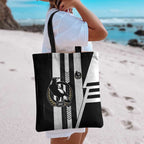 Collingwood Magpies Tote Bag Modern Geometric Sports Graphic Style