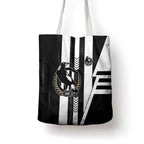 Collingwood Magpies Tote Bag Modern Geometric Sports Graphic Style