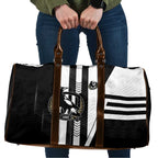 Collingwood Magpies Travel Bag Modern Geometric Sports Graphic Style