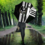 Collingwood Magpies Umbrella Modern Geometric Sports Graphic Style