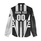 Personalized Collingwood Magpies Women Casual Shirt Modern Geometric Sports Graphic Style