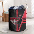 Essendon Bombers Laundry Basket Modern Geometric Sports Graphic Style