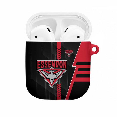 Essendon Bombers AirPods Case Modern Geometric Sports Graphic Style