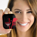 Essendon Bombers AirPods Case Modern Geometric Sports Graphic Style