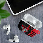 Essendon Bombers AirPods Case Modern Geometric Sports Graphic Style