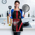 Essendon Bombers Apron Modern Geometric Sports Graphic Style