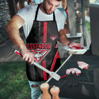 Essendon Bombers Apron Modern Geometric Sports Graphic Style