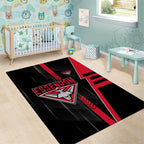 Essendon Bombers Area Rug Modern Geometric Sports Graphic Style