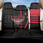 Essendon Bombers Back Car Seat Cover Modern Geometric Sports Graphic Style