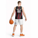 Personalized Essendon Bombers Basketball Jersey Modern Geometric Sports Graphic Style