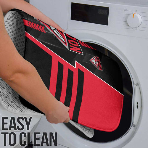Essendon Bombers Bathroom Set Modern Geometric Sports Graphic Style