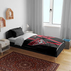 Essendon Bombers Bedding Set Modern Geometric Sports Graphic Style
