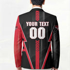 Personalized Essendon Bombers Blazer Modern Geometric Sports Graphic Style