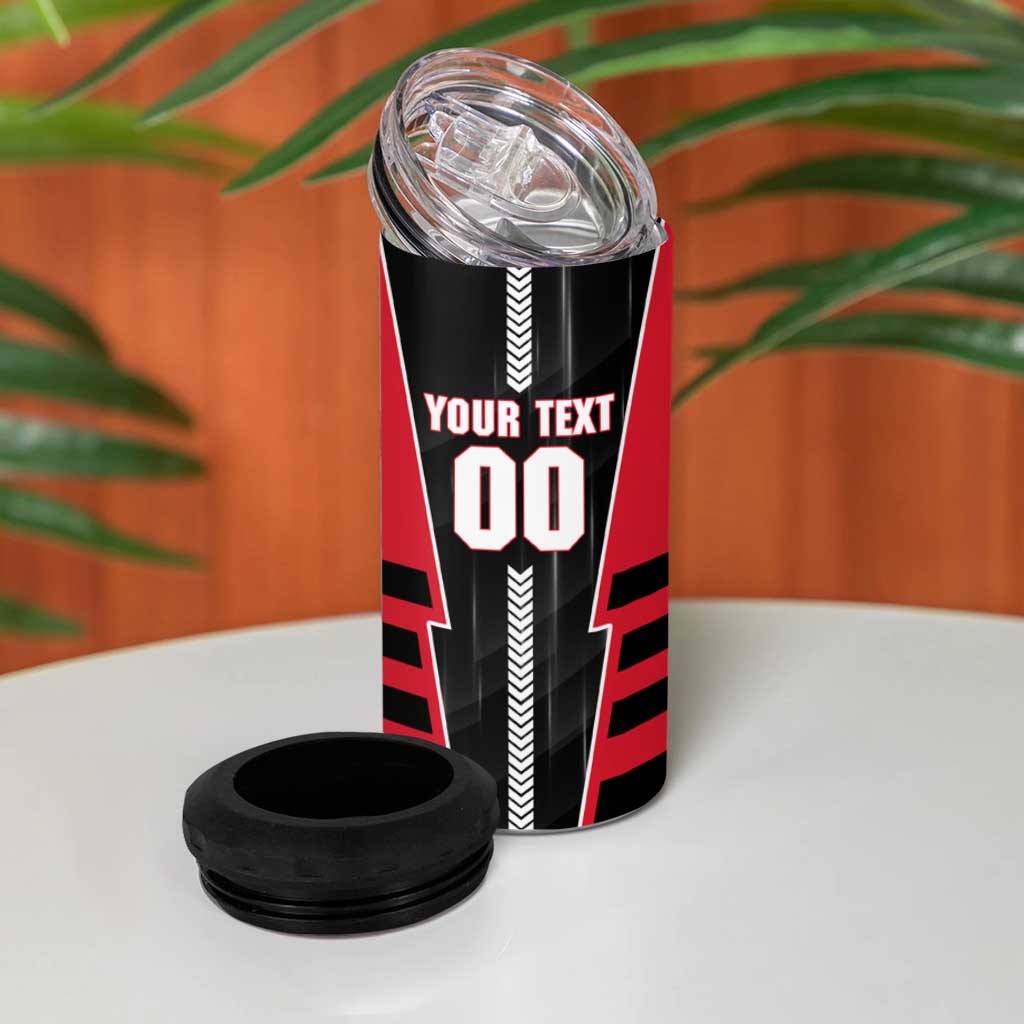 Personalized Essendon Bombers 4 in 1 Can Cooler Tumbler Modern Geometric Sports Graphic Style
