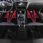Personalized Essendon Bombers Car Mats Modern Geometric Sports Graphic Style