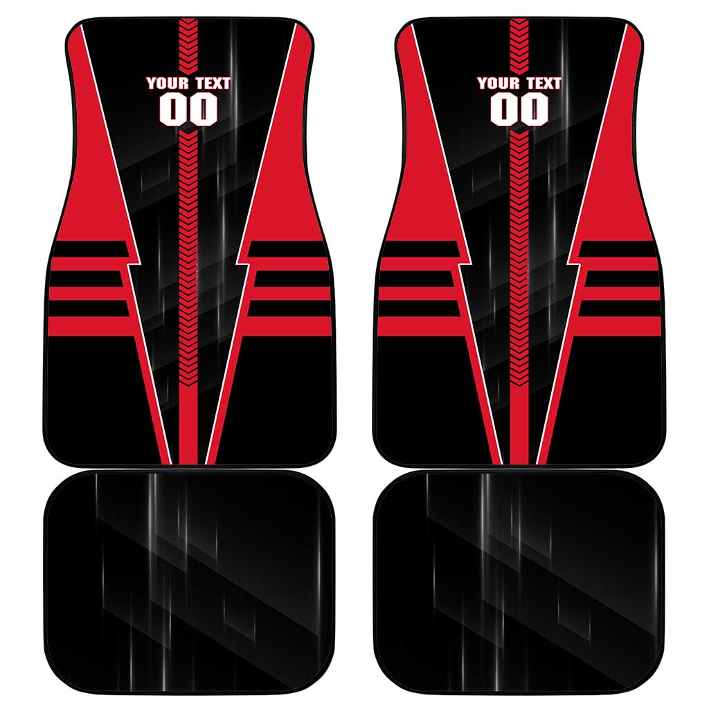 Personalized Essendon Bombers Car Mats Modern Geometric Sports Graphic Style