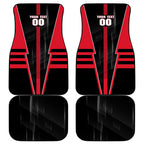 Personalized Essendon Bombers Car Mats Modern Geometric Sports Graphic Style