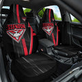 Essendon Bombers Car Seat Cover Modern Geometric Sports Graphic Style