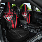 Essendon Bombers Car Seat Cover Modern Geometric Sports Graphic Style