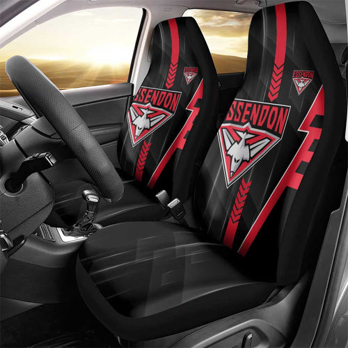 Essendon Bombers Car Seat Cover Modern Geometric Sports Graphic Style