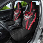Essendon Bombers Car Seat Cover Modern Geometric Sports Graphic Style