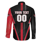 Personalized Essendon Bombers Family Matching Mermaid Dress and Hawaiian Shirt Modern Geometric Sports Graphic Style